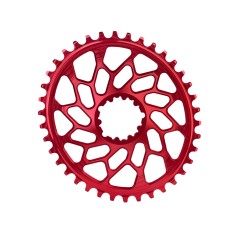 Absolute Black Plateau Cyclocross Oval Narrow Wide Sram Direct Mount GXP Rouge - Purebike