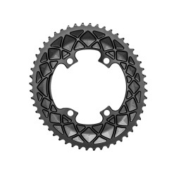 Absolute Black Plateau Ovale Premium - 4 trous 110 mm M9100/8000 - Noir - Purebike