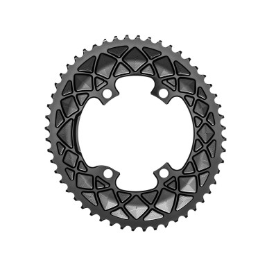 Absolute Black Plateau Ovale Premium - 4 trous 110 mm M9100/8000 - Noir - Purebike