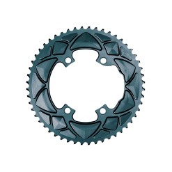 Absolute Black Plateau Premium - 4 trous 110 mm M9100/8000 - Gris - Purebike