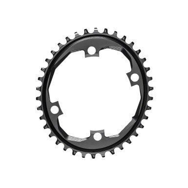 Absolute Black Plateau Cyclocross Oval Narrow Wide pour Sram Apex 1 - Noir - Purebike