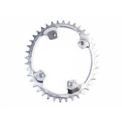 Garbaruk Plateau ovale pour GRX600-1 et GRX810-1 - Argent - Purebike